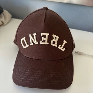 TREND Embroidered Brown Baseball Cap